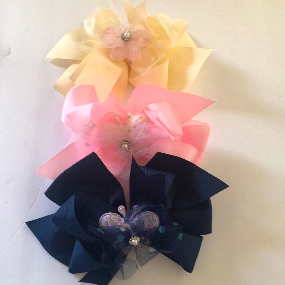 🦋🦋Butterfly Hair Bow🦋🦋👧🏽👧🏿👧🏾👧🌸 ❤️Clearance